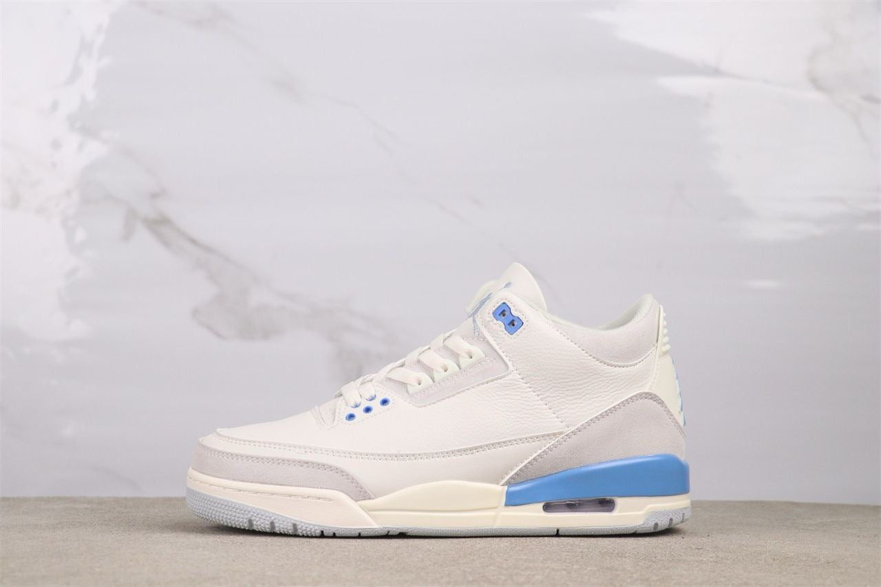 Jordan Retro 3 Summit White/Hydrogen Blue/Photon Dust