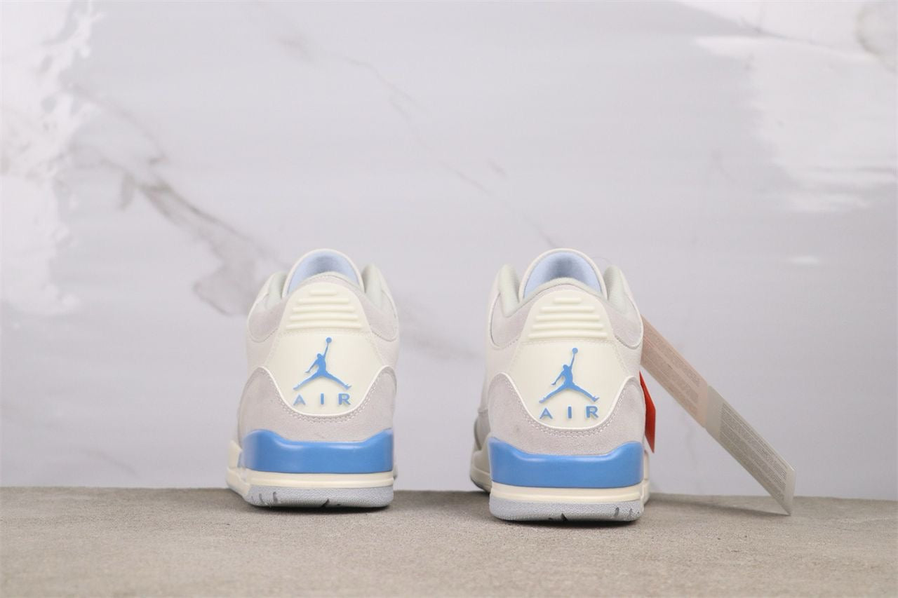 Jordan Retro 3 Summit White/Hydrogen Blue/Photon Dust