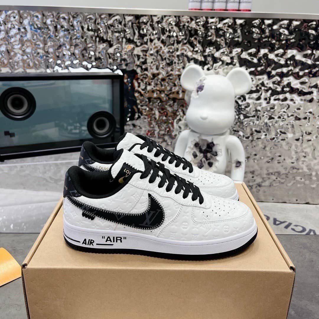 Nike x Louis Vuitton Air Force One White Black