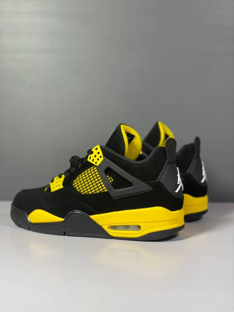 Nike Air Jordan Retro 4 Thunder Black Yellow