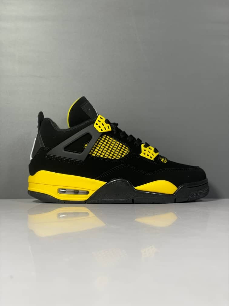 Nike Air Jordan Retro 4 Thunder Black Yellow