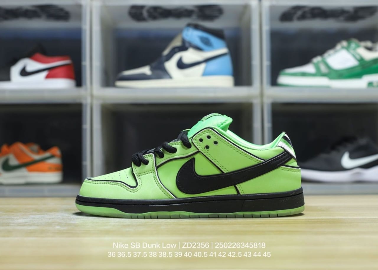 Nike SB Dunk Low The Powerpuff Girls Buttercup