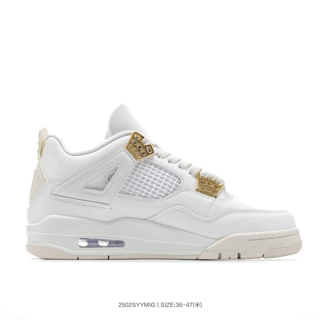 Air Jordan 4 Retro Metallic Gold