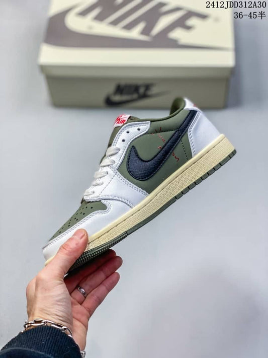 Air Jordan 1 Retro Low OG SP (PS) Travis Scott Medium Olive DO5442-200